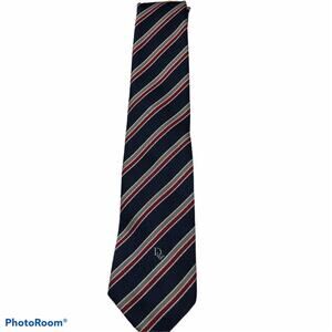 Christian Dior Striped Silk Blend Tie